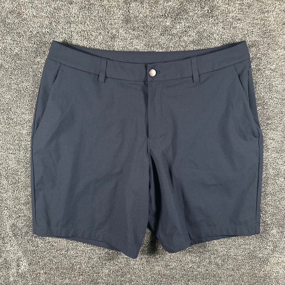Lululemon Shorts Mens 36 Commission Navy Blue Technical Golf Athletic LM7BMIS